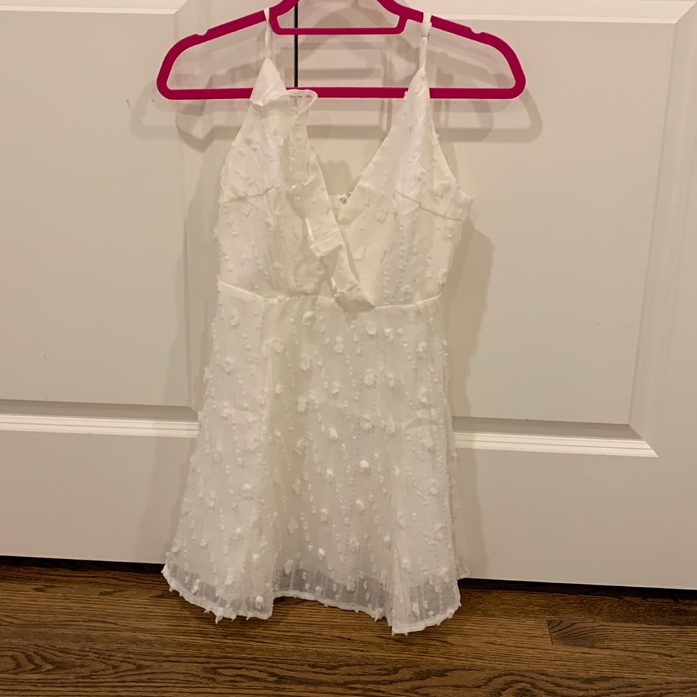 White mini dress!
